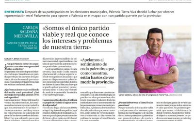 Entrevista al candidato a las Cortes – Carlos Saldaña